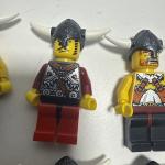 LEGO Viking Minifigure Set with Shields and Helmets