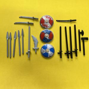 LEGO Viking Shields and Weapons Set, 19 Pieces