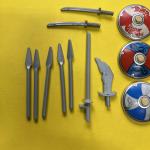 LEGO Viking Shields and Weapons Set, 19 Pieces