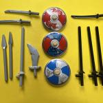 LEGO Viking Shields and Weapons Set, 19 Pieces
