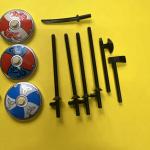 LEGO Viking Shields and Weapons Set, 19 Pieces