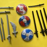 LEGO Viking Shields and Weapons Set, 19 Pieces