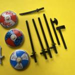 LEGO Viking Shields and Weapons Set, 19 Pieces