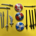 LEGO Viking Shields and Weapons Set, 19 Pieces