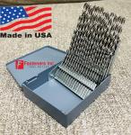 60-Piece Norseman HI-Moly Wire Gauge Drill Bit Set