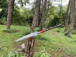Custom Viking Carbon Steel Survival Spear