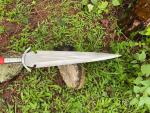 Custom Viking Carbon Steel Survival Spear
