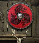 Viking Round Dragon Shield for Larp Cosplay