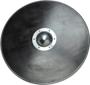 Viking Life Size Steel and Wood Round Shield
