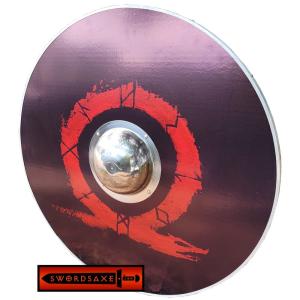 Kratos Norse Viking Runes Round Shield