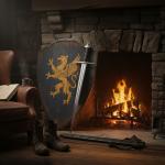 36" Viking Sword with Scabbard and Belt Strap