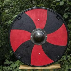 Viking Wooden Shield - 24 Inch Warrior Design