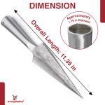 Viking Spangenhelm Evil Throwing Spear Head