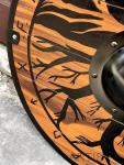 Viking Wooden Shield - Battle Worn Tree Design