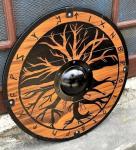 Viking Wooden Shield - Battle Worn Tree Design
