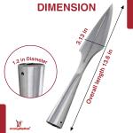 Hand Forged Medieval Style Predrilled Spear Heads