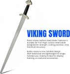 38" Viking Sword with Sheath and Iron Pommel