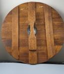 Vintage Wooden Viking Shield Decor