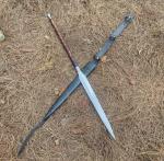 Handmade Carbon Steel Viking Hunting Spear 36