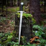 Viking Sword with Round Pommel, Razor Sharp Steel