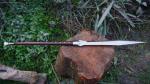 Custom Viking Spear Sword with Carbon Steel Blade