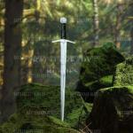 Viking Sword with Round Pommel, Razor Sharp Steel