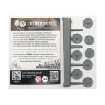 Mini Viking Shields - Set of 5 for Tabletop