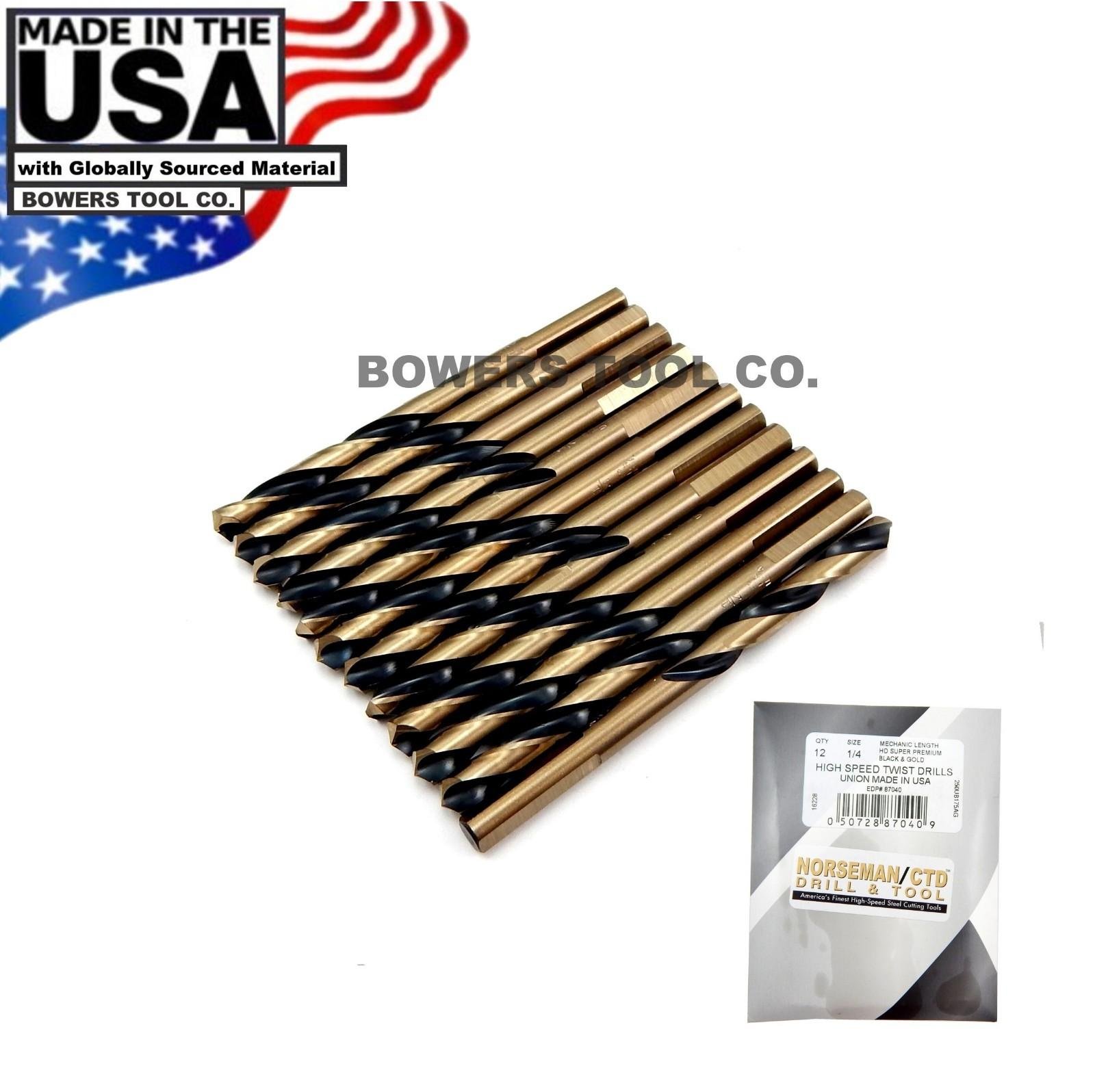 Norseman Viking HI-Molybdenum Drill Bit 12-Pack