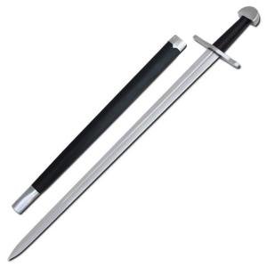 Viking Style Long Sword with Leather Handle