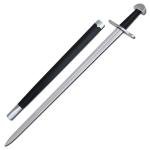 Viking Style Long Sword with Leather Handle