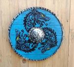24" Viking Dragon Wooden Shield - Knight's Gift