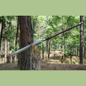 Custom Viking Spear with Carbon Steel Blade