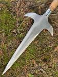 Viking Winged Spear with Leather Sheath