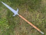 Viking Winged Spear with Leather Sheath