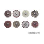 Mini Viking Shields Tabletop Art Set of 3