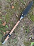 Viking Spear with Leather Sheath - Full Tang