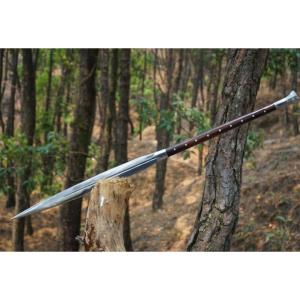 Custom Viking Spear with Carbon Steel Blade