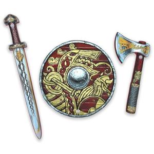 Norseman Medieval Playset: Sword, Shield & Axe