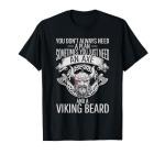 Odin Axe and Viking Beard Graphic T-Shirt