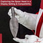 Viking Leaf-Shaped Damascus Steel Spear Head