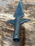 3-Pound Viking Spear Head Made of Battleship Steel