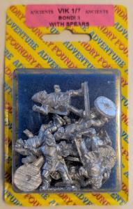 Viking Miniatures with Spears for Wargaming