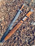 Viking Sword 101 cm Damascus Steel Full Tang