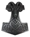 Viking Ram Skull Thor Hammer Wall Decor