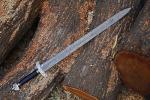 38” Viking Sword with Leather Scabbard