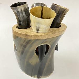 AnNafi® Viking Drinking Horn Mug Set of 4