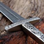 Damascus Steel 38" Norseman Viking Sword with Scabbard