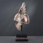 Norse Winged Helmet of Odin Sculpture Decor