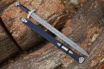 38” Viking Sword with Leather Scabbard