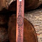 Damascus Steel 38" Norseman Viking Sword with Scabbard